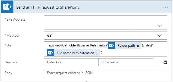 Send HTTP Request Step 4 - Send HTTP Request