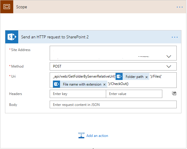 Document checkout in a scope Bonus Step 3 - Document checkout in a scope