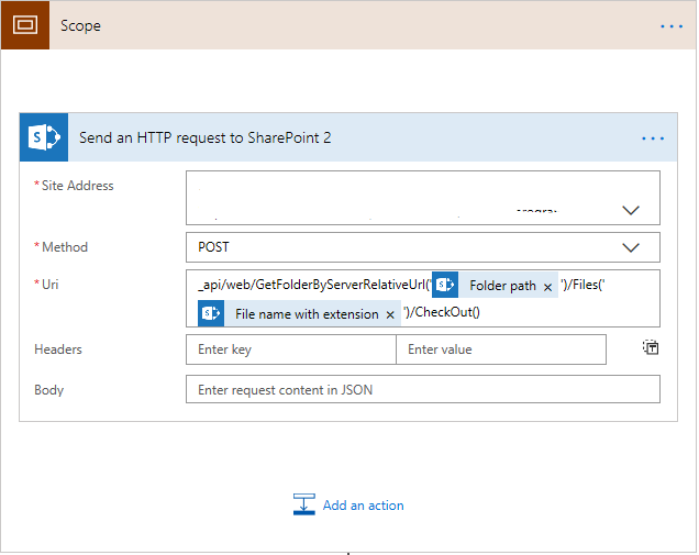 Bonus Step 3 - Document checkout in a scope