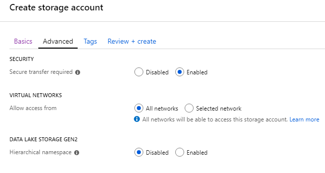 Storage Account Complete Storage Account Complete