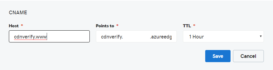 CDN Verify Record CDN Verify Record