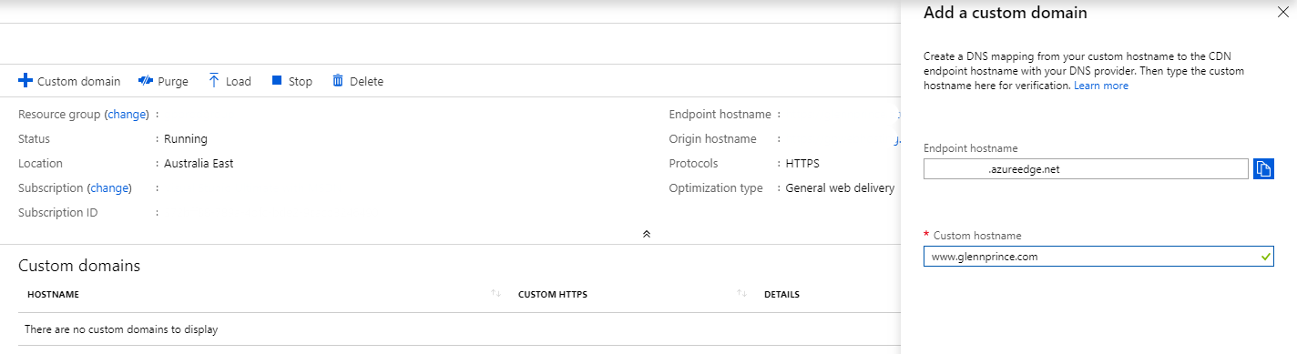 CDN Custom Domain CDN Custom Domain