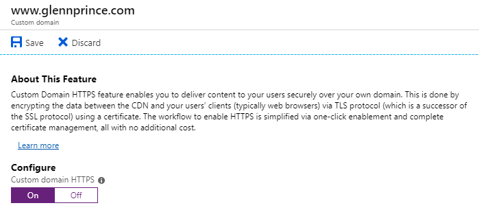 CDN HTTPS Enable CDN HTTPS Enable