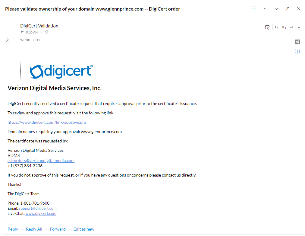 Certificate Registration Request Certificate Registration Request